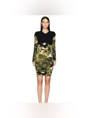 Nicole Miller Nicole Miller Camo Double Knit Dress Size XS NWT